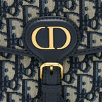 DIOR MEDIUM BOBBY BAG BLUE DIOR OBLIQUE JACQUARD GHW