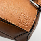 LOEWE MINI PUZZLE BAG CALFSKIN TAN SHW