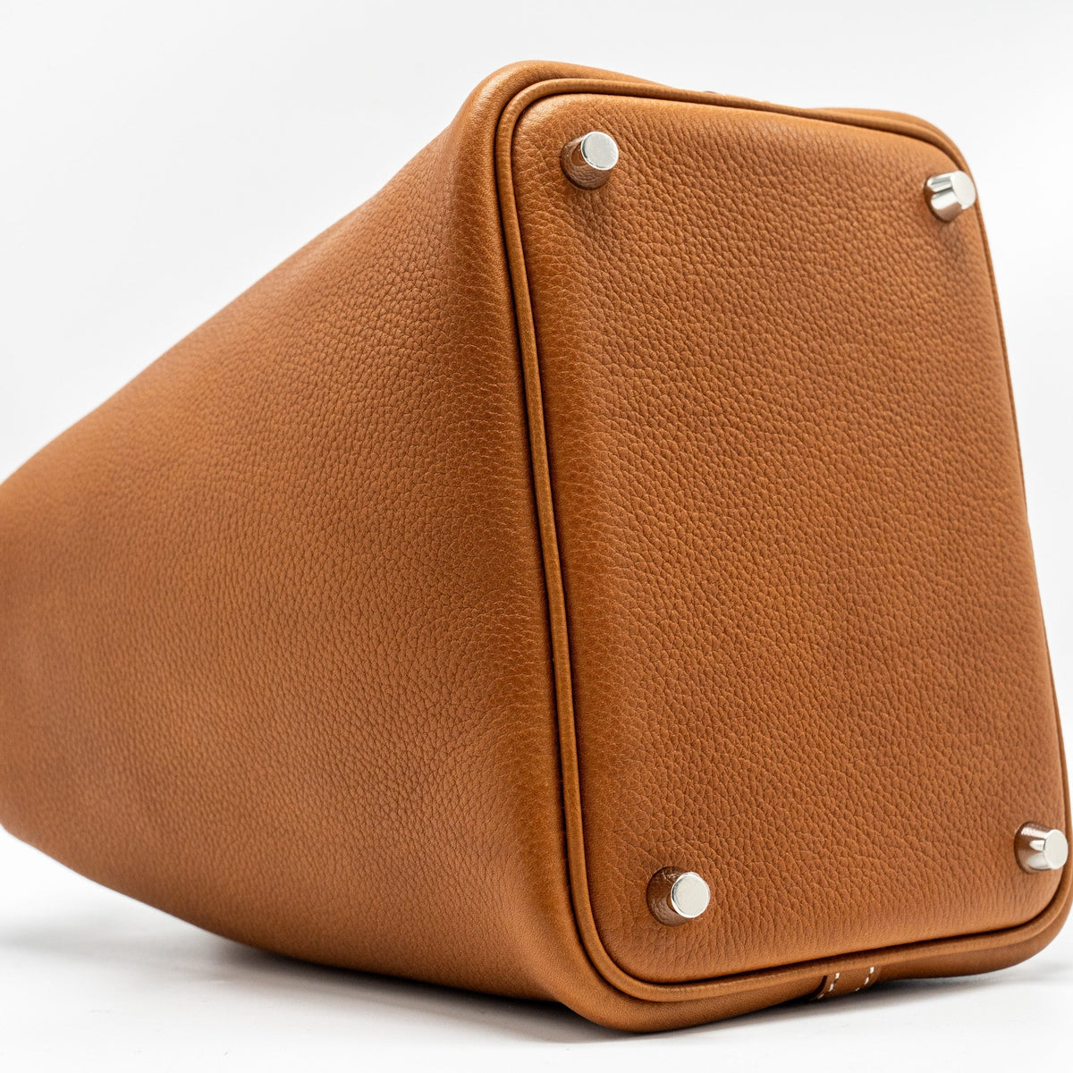 Hermes Picotin 18 lock bag Barenia Faubourg Fauve SHW