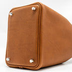 Hermes Picotin 18 lock bag Barenia Faubourg Fauve SHW