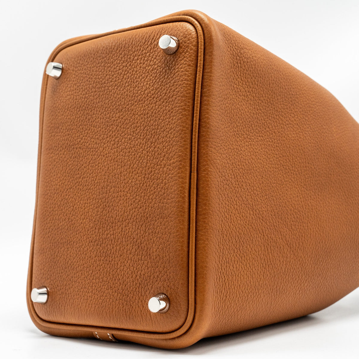 Hermes Picotin 18 lock bag Barenia Faubourg Fauve SHW
