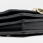 DIOR MY DIOR MINI BAG CANNAGE LAMBSKIN BLACK LGHW