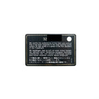 CHANEL CLASSIC FLAP CARD HOLDER CAVIAR BLACK GHW