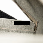 Hermes Plume Mini Chèvre Mysore Gris Perle SHW