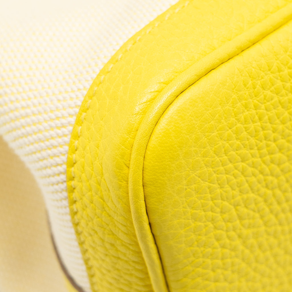 Hermes Garden Party 30 Canvas / Negonda Citron/Lime SHW