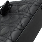 DIOR MINI LADY DIOR CALFSKIN SO BLACK