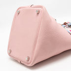 Hermes Picotin 18 Lock Bag Clemence Rose Sakura SHW