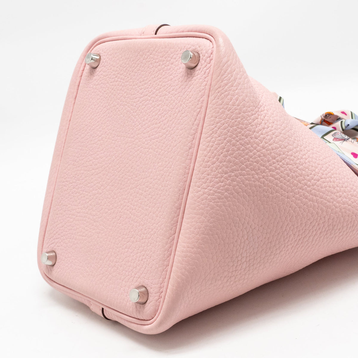 Hermes Picotin 18 Lock Bag Clemence Rose Sakura SHW