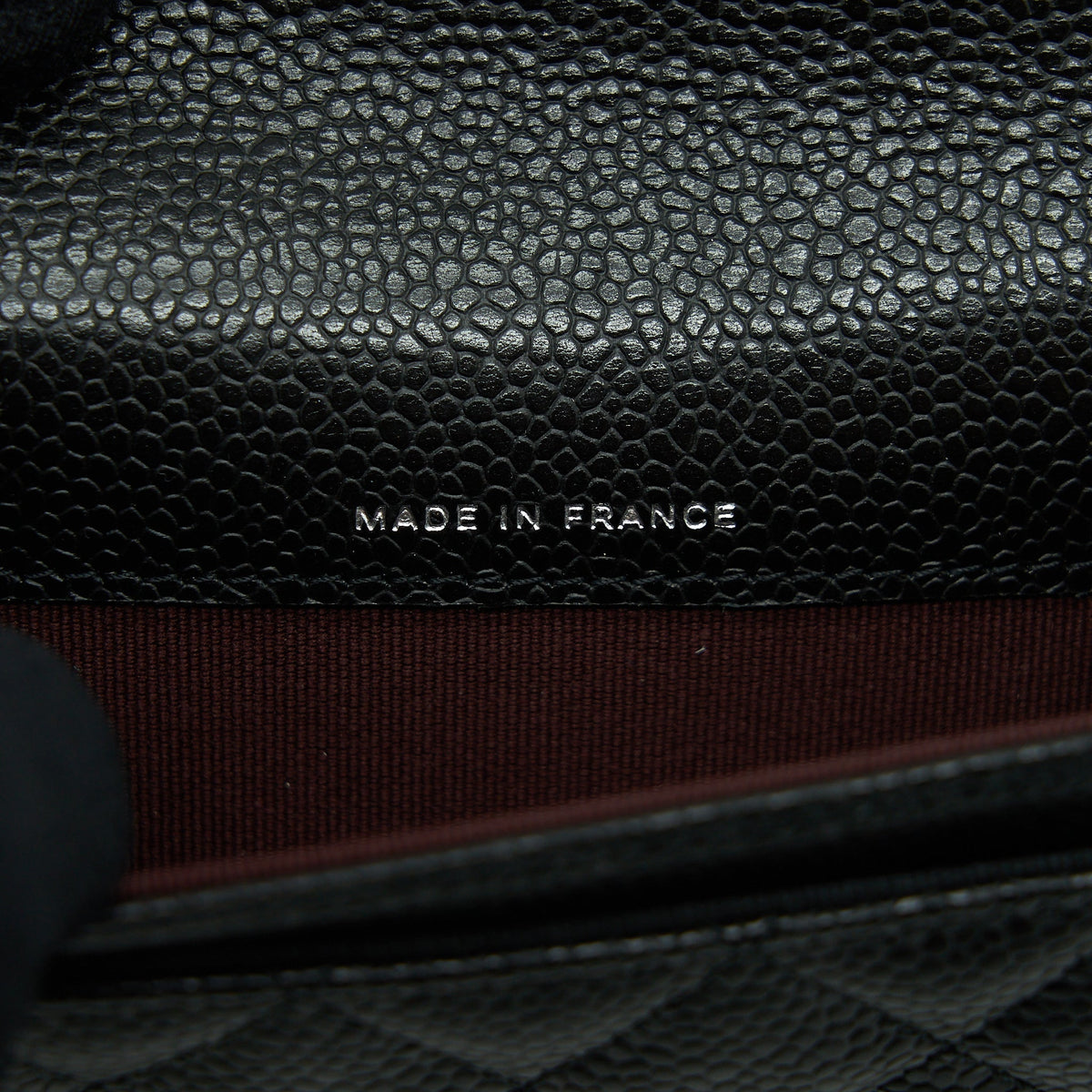 CHANEL CLASSIC FLAP CARD HOLDER CAVIAR BLACK SHW
