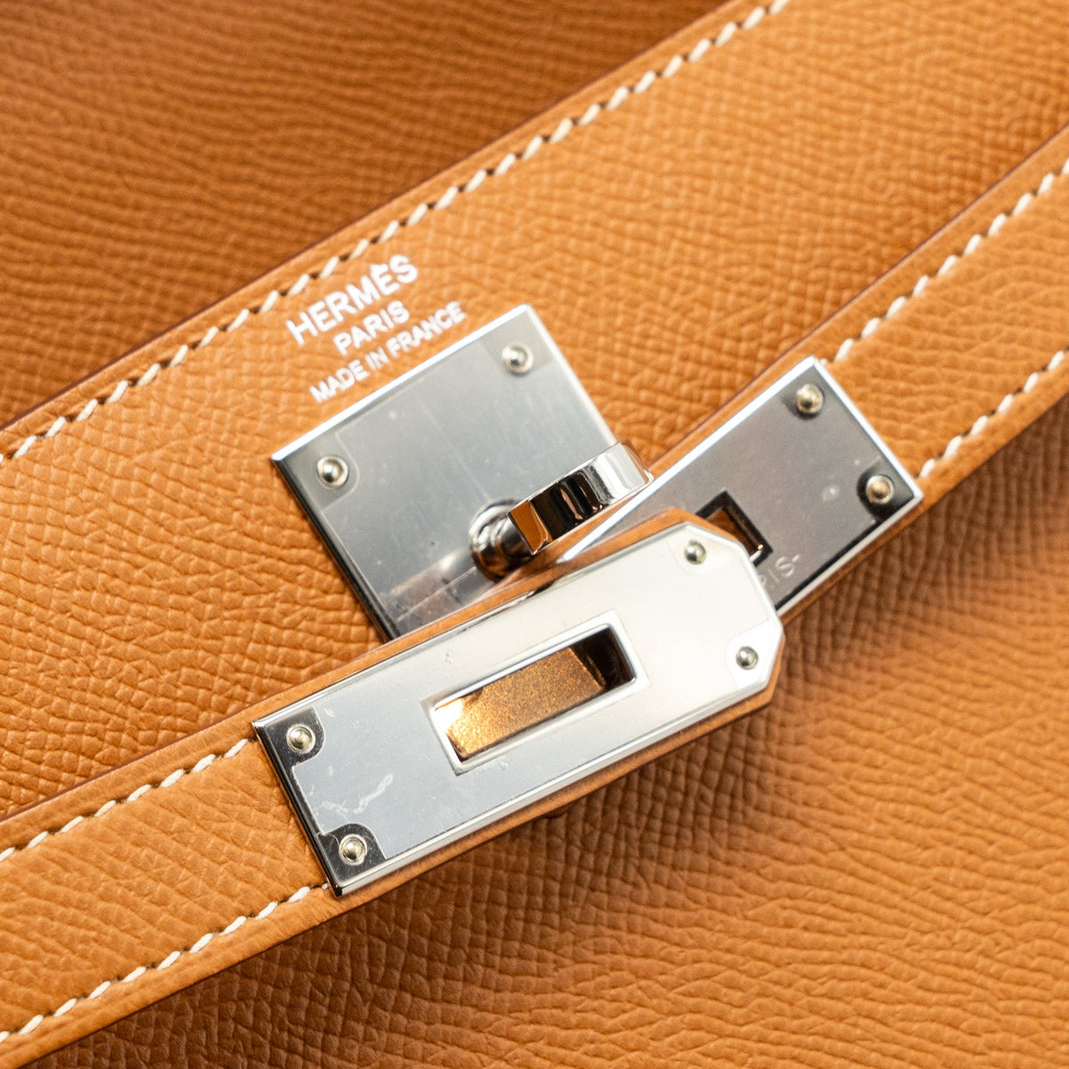 Hermes Kelly 28 Epsom Gold SHW