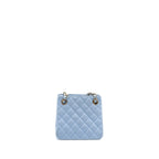 Chanel small vanity with chain caviar light blue LGHW (microchip)
