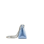 Chanel small vanity with chain caviar light blue LGHW (microchip)