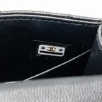 CHANEL TOP HANDLE MINI FLAP BAG CAVIAR BLACK LGHW (MICROCHIP)