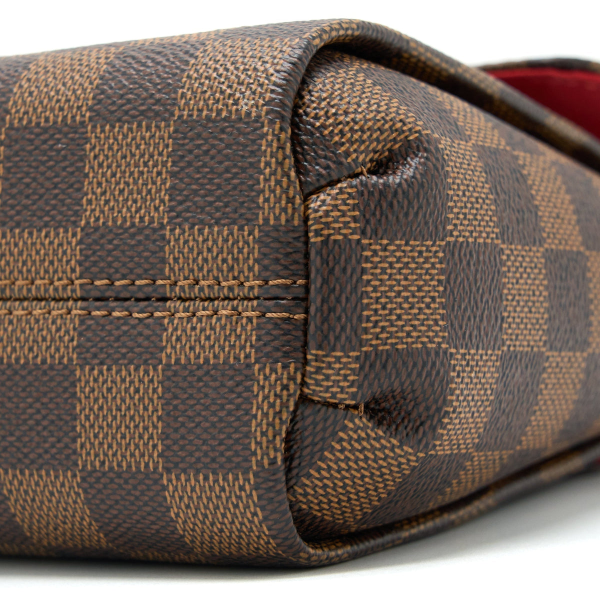LOUIS VUITTON CROISETTE DAMIER EBENE CANVAS GHW