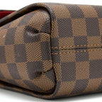 LOUIS VUITTON CROISETTE DAMIER EBENE CANVAS GHW
