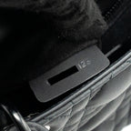 DIOR MINI LADY DIOR CALFSKIN SO BLACK