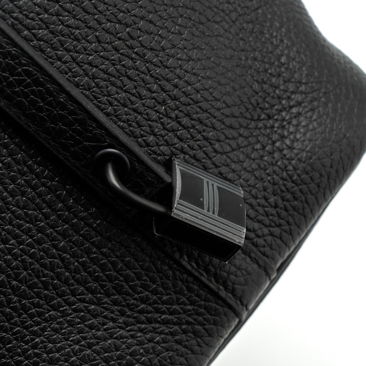 HERMES PICOTIN 18 CLEMENCE BLACK WITH BLACK HARDWARE