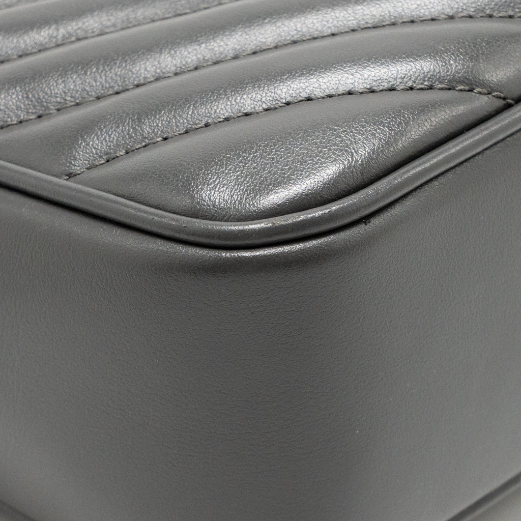 Saint Laurent/YSL Lou Camera Bag Calfskin Slight Grey GHW