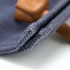 HERMES ALINE GROOMING BAG CANVAS/LEATHER NAVY/RED SHW