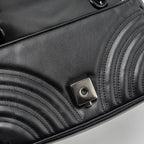GUCCI MINI MARMONT CALFSKIN BLACK WITH BLACK HARDWARE