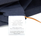 HERMES ALINE GROOMING BAG CANVAS/LEATHER NAVY/RED SHW