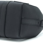 LOUIS VUITTON CITY KEEPALL GRAINED CALFSKIN BLACK WITH BLACK HARDWARE (NEW VERSION)