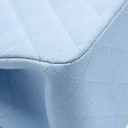 Chanel small vanity with chain caviar light blue LGHW (microchip)