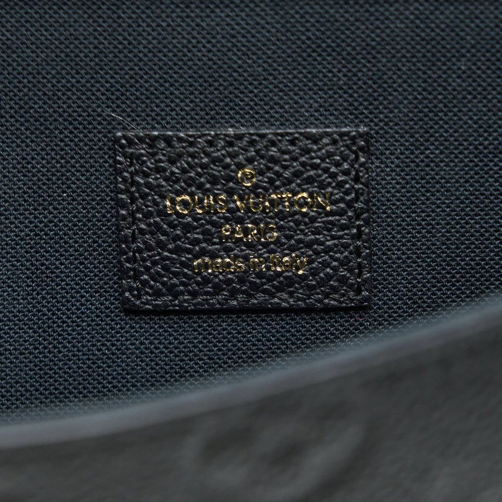 LOUIS VUITTON FELICIE POCHETTE MONOGRAM EMPREINTE BLACK GHW