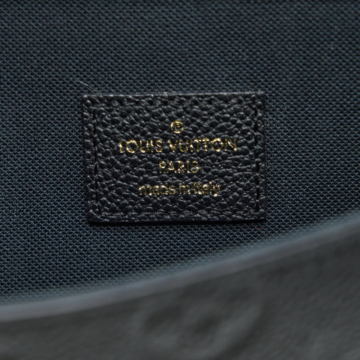 LOUIS VUITTON FELICIE POCHETTE MONOGRAM EMPREINTE BLACK GHW