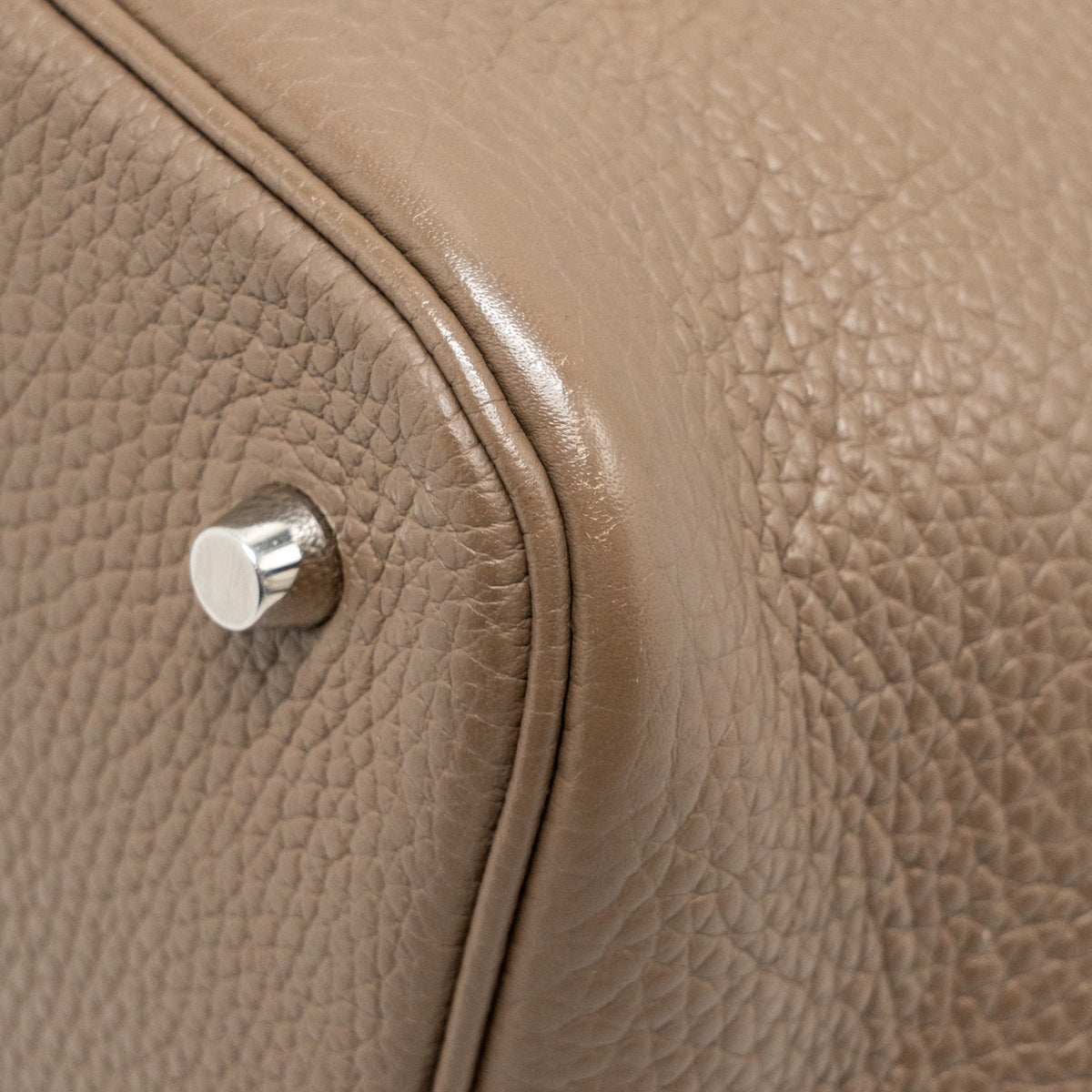 Hermes Picotin 22 Lock Bag Clemence Etoupe SHW