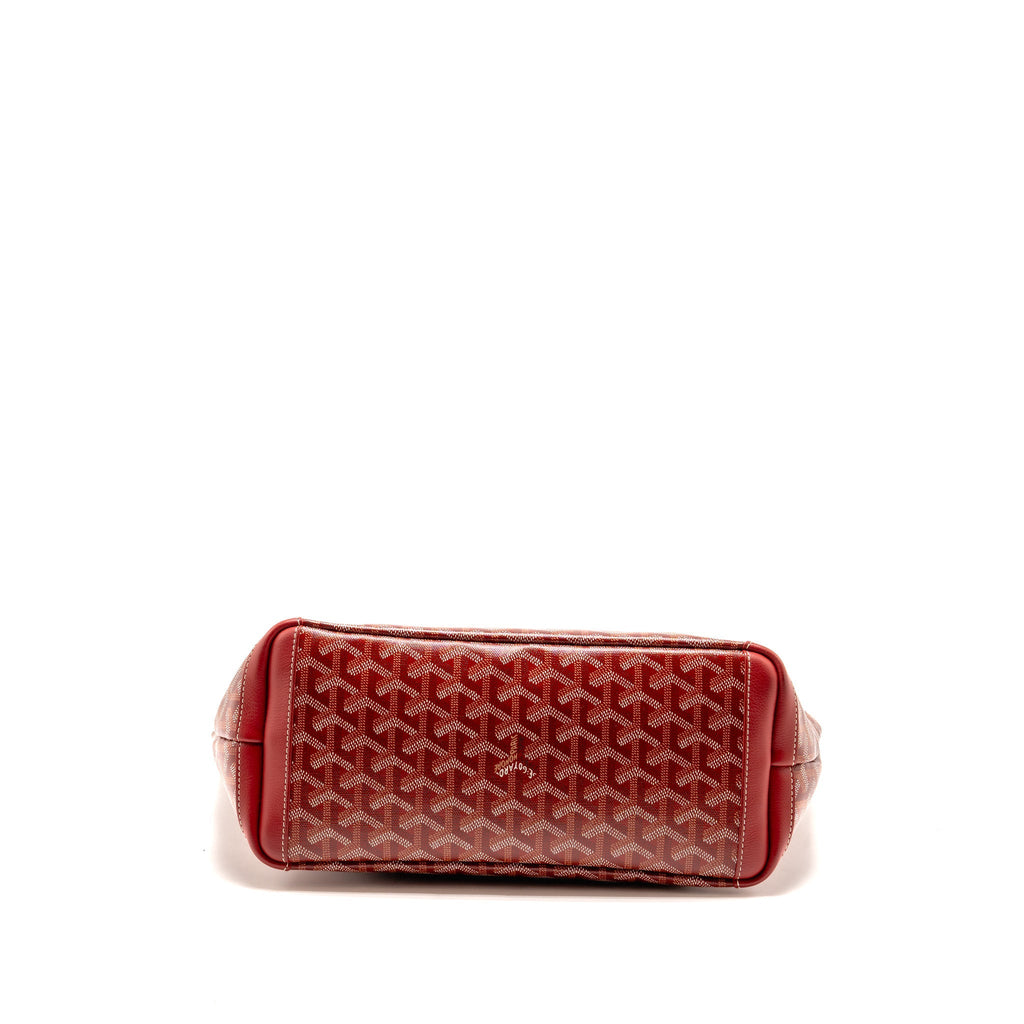 Goyard Artois PM Bag Goyardine Canvas/Chevroches Calfskin Rouge SHW