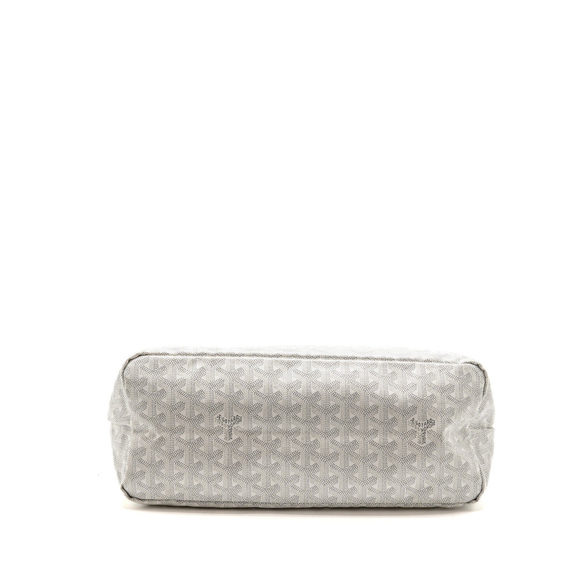 Goyard Boheme Hobo Bag Goyardine Canvas/Calfskin White SHW