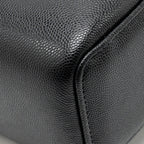 CHANEL 26P PREPPY COCO MINI VANITY SHOULDER BAG CAVIAR BLACK GHW (MICROCHIP)