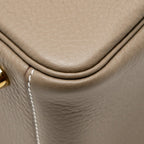 HERMES Lindy 26 Clemence Etoupe GHW