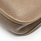 Hermes Mini Evelyne clemence Etoupe / Blue Nuit SHW