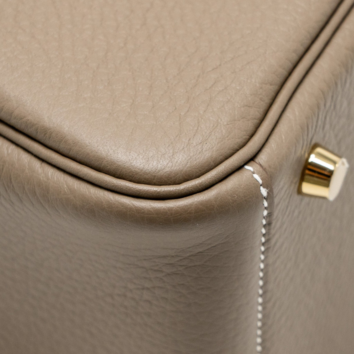 HERMES Lindy 26 Clemence Etoupe GHW