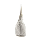Goyard Boheme Hobo Bag Goyardine Canvas/Calfskin White SHW
