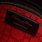 DIOR MINI LADY DIOR LAMBSKIN BLACK SHW