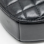 CHANEL 22S HEART BAG LAMBSKIN BLACK LGHW (MICROCHIP)