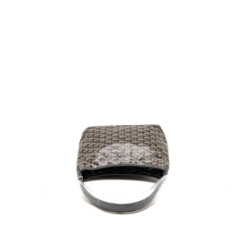 Goyard Mini Boheme Hobo Bag Goyardine Canvas/Calfskin Black SHW