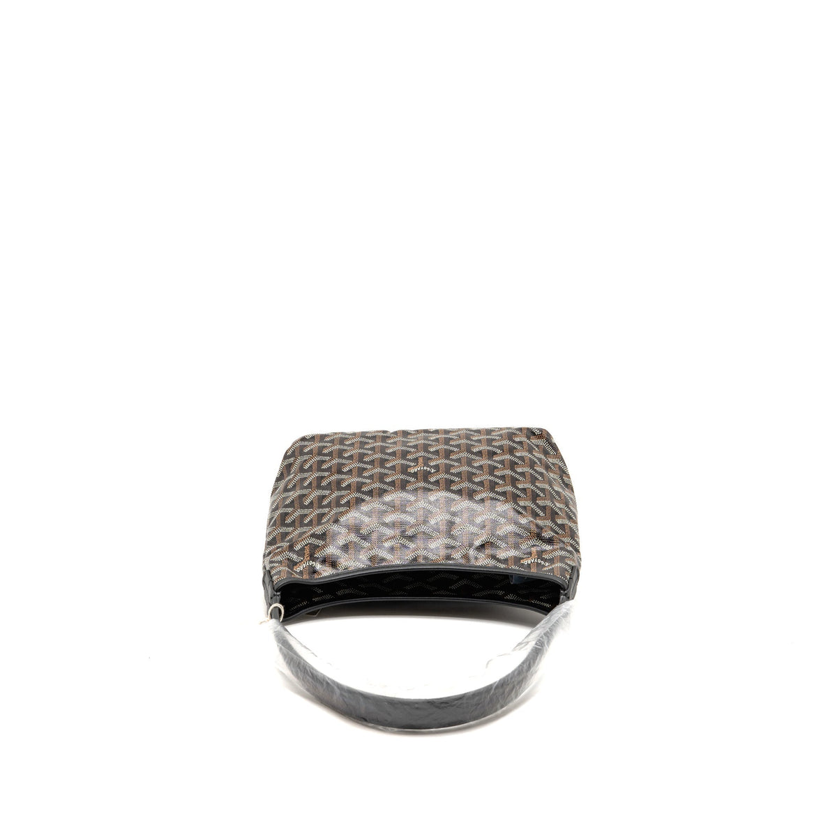 Goyard Mini Boheme Hobo Bag Goyardine Canvas/Calfskin Black SHW