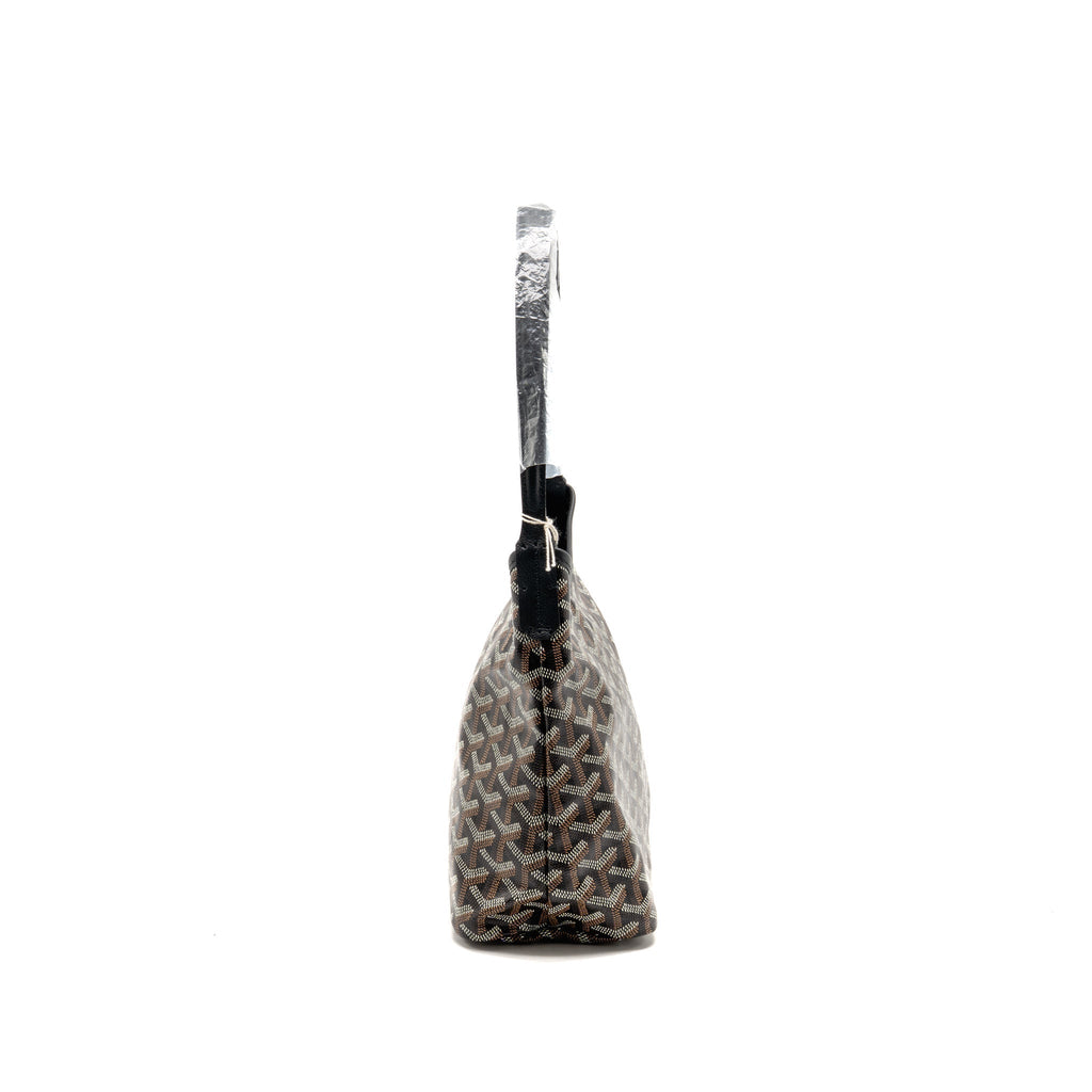 Goyard Mini Boheme Hobo Bag Goyardine Canvas/Calfskin Black SHW