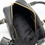 MIU MIU ARCADIE MATELASSE NAPPA BAG BLACK GHW