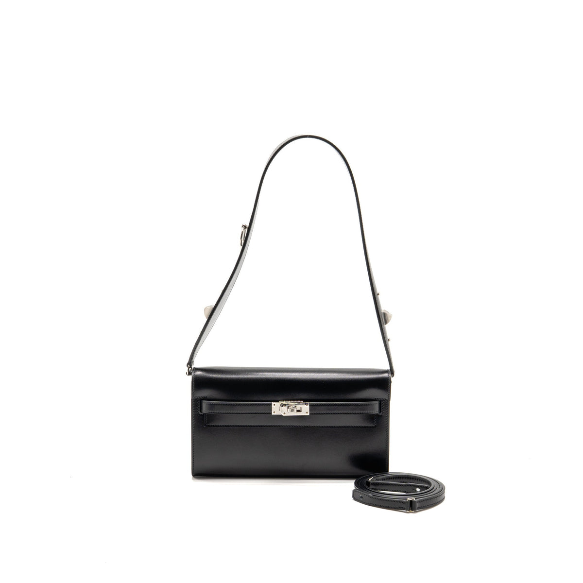 Hermes Kelly to Go Rock Box Black SHW