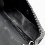 CHANEL MINI RECTANGULAR FLAP BAG LAMBSKIN BLACK SHW
