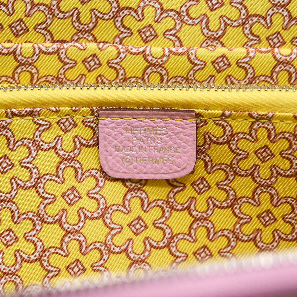 Hermes Silk’In Classique Long Wallet Epsom Mauve Sylvestre/Multicolour SHW
