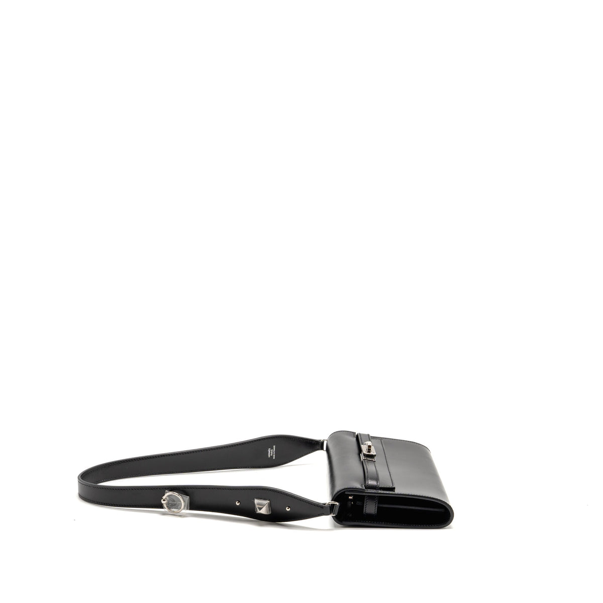 Hermes Kelly to Go Rock Box Black SHW