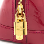 LOUIS VUITTON ALMA BB MONOGRAM VERNICE PINK GHW