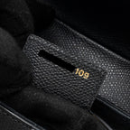 DIOR MEDIUM SADDLE BAG CALFSKIN BLACK GHW