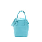 Hermes Lindy 30 Clemence 3Z Blue Saint Cyr SHW